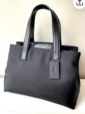Vintage Coach Mercer Black Satchel